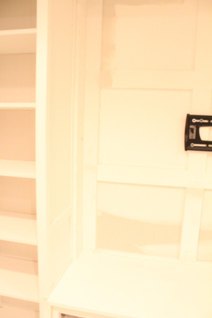 built ins using ikea hemnes