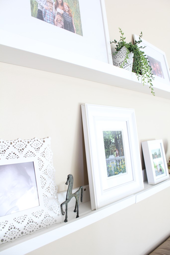 gallery wall shelves