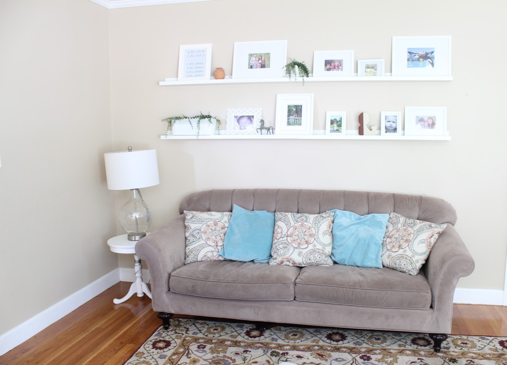 gallery wall shelves